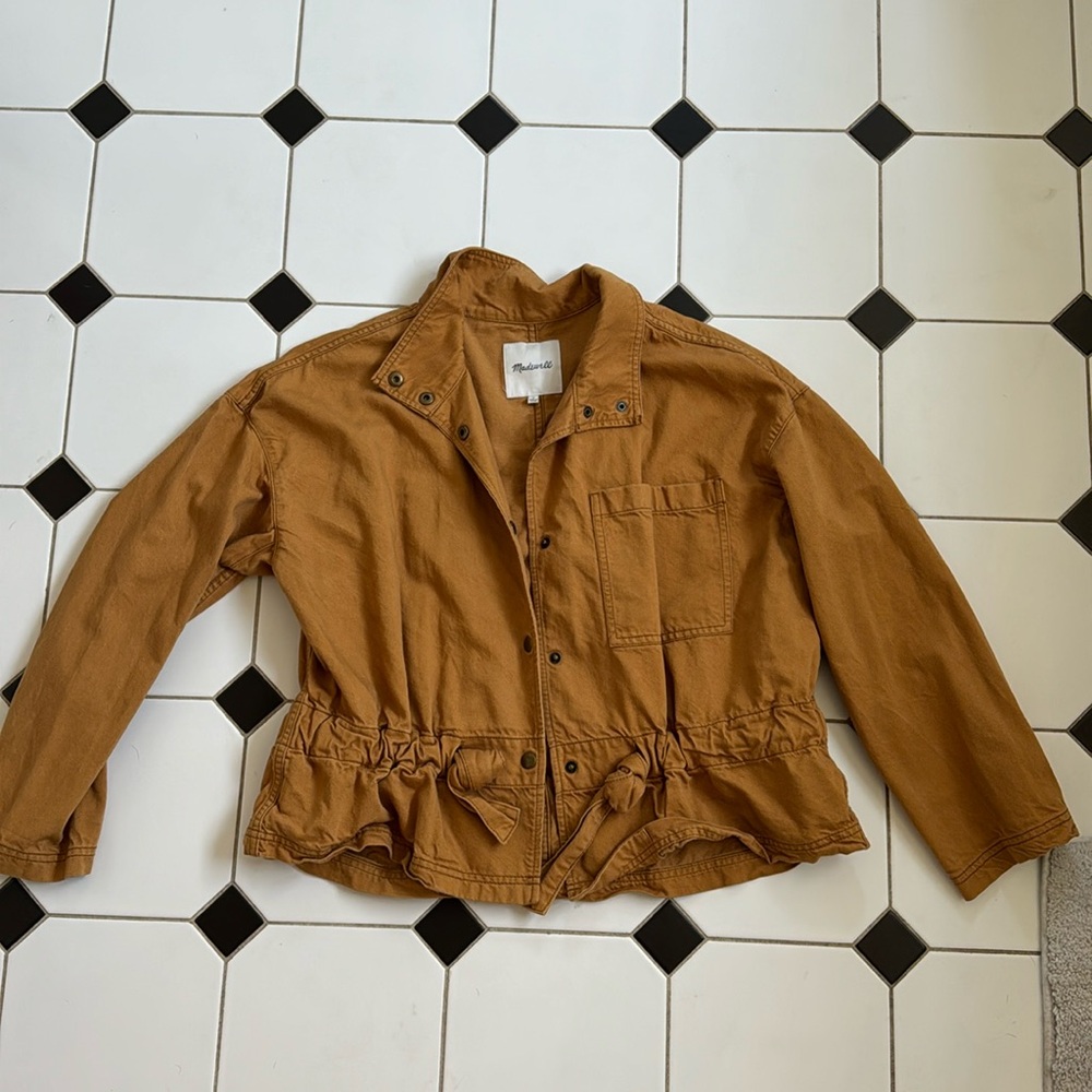 Madewell golden tie jacket